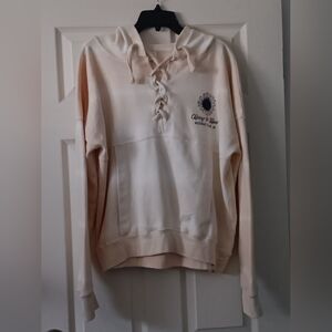 Mackinac Island Vintage Lace-Up Hoodie Sz XL